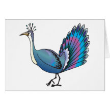Peacock Greeting Card