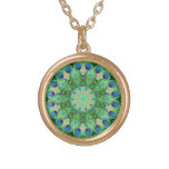 Peacock Kaleidoscope Pendant