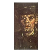 Peaked Cap by Vincent van Gogh Personalised Photo Card
