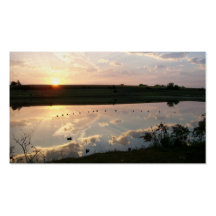 Peaking Over The Horizon Business Cards