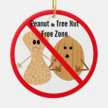 Peanut and Tree Nut Allergy Door Hanger Ornament