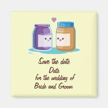 Peanut Butter and Jelly Refrigerator Magnets