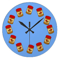Peanut Butter wall clocks