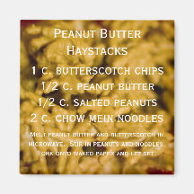 Peanut Butter Haystacks Magnets