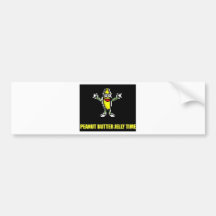 Peanut Butter Jelly Time Bumper Sticker