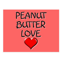 Peanut Butter Love Postcards