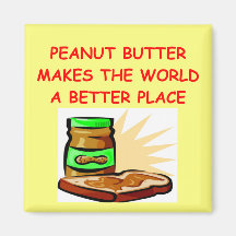 peanut butter refrigerator magnets