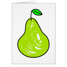 Pear Greeting Card