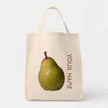 Pear Reusable Grocery Tote Bag