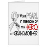 Pearl In Memory Of My Grandmother Lung Cancer Cards