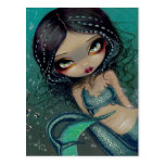 Pearl Swirl Mermaid Postcard