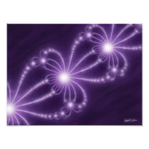 Pearls from the Deep 1 Purple Photo Art