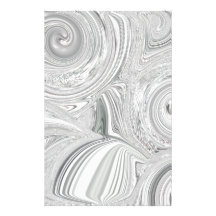Pearly Swirl Customized Stationery