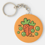 Peas And Carrots Keychain