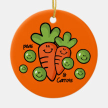 Peas And Carrots Ornament