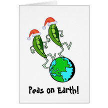 Peas on Earth Holiday Card
