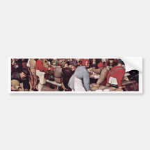 Peasant Wedding By Bruegel D. Ä. Pieter Bumper Stickers