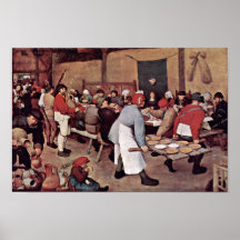 Peasant Wedding By Bruegel D. Ä. Pieter Print