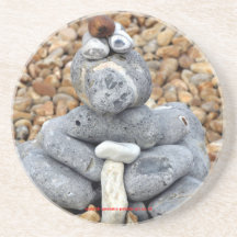 Pebble Rock Lead Singer Drink Coasters