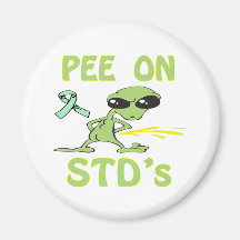 Pee On Stds Magnet
