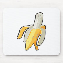 peeled banana mousemats