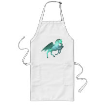 Pegasus Taking Flight Long Apron