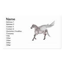 Pegasus the Winged Horse Business Card Templates