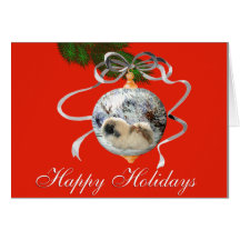 Pekingese Christmas Greeting Card