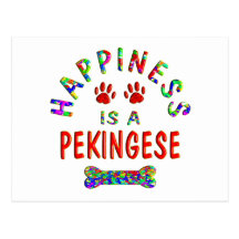 Pekingese Happiness Post Cards