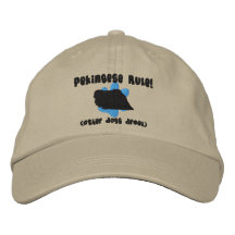 Pekingese Rule Embroidered Hat