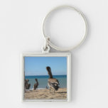 Pelican Beach Bums Key Chains