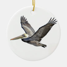 Pelican Clear Ornament