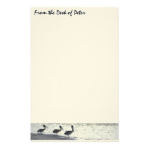 Pelicans at Sunset Stationery