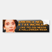 Pelosi Halloween Bumper Sticker