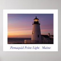 Pemaquid Point Lighthouse, Maine Posters
