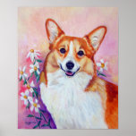 Pembroke Welsh Corgi Poster Print