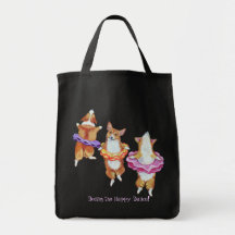 Pembroke Welsh Corgi Tote Bags