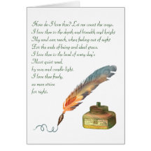Pen and Ink Love Greeting Card