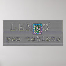 pen tablet advert posters