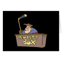 Penalty Box Greeting Card