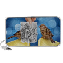 Pencil Vs Camera - Electro Bird Mp3 Speakers