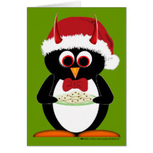 Penguin Christmas Card