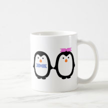 Penguin Couple Coffee Mugs