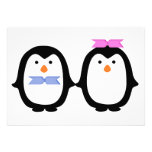 Penguin Couple Custom Invite