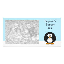 Penguin Customized Photo Card