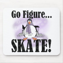 Penguin Go Figure Skate Mouse Mats