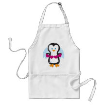 Penguin Heart Apron