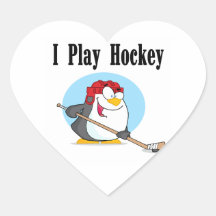 Penguin Hockey Tshirts and Gifts Stickers