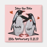 Penguin Love Save the Date Magnets