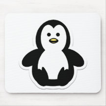 penguin mouse pad